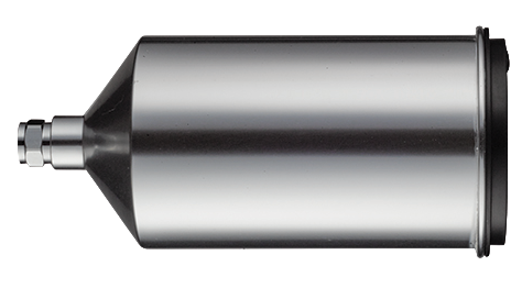 EURO Aluminum Gravity Cup with Black Lid (1000cc)
