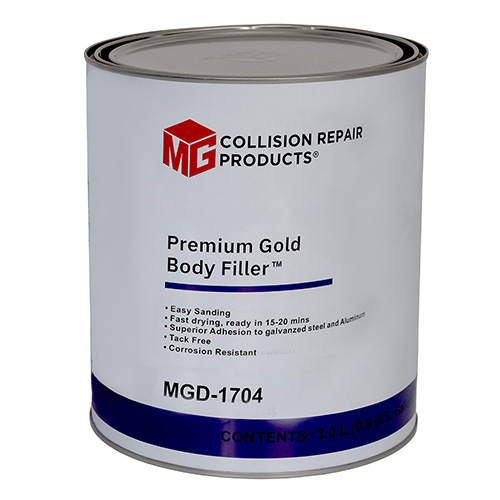 MGD-1704 Lightweight Body Filler & Finishing Putty — 0.8 U.S. Gallon (Case of 4)