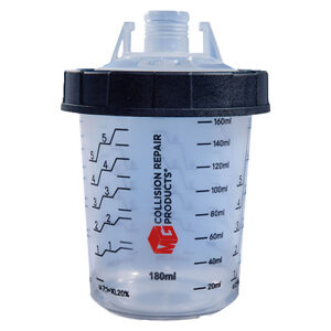 MGD-2200 Mini Paint Cup System Kit — 180mL / 125 Micron (50-Pack)