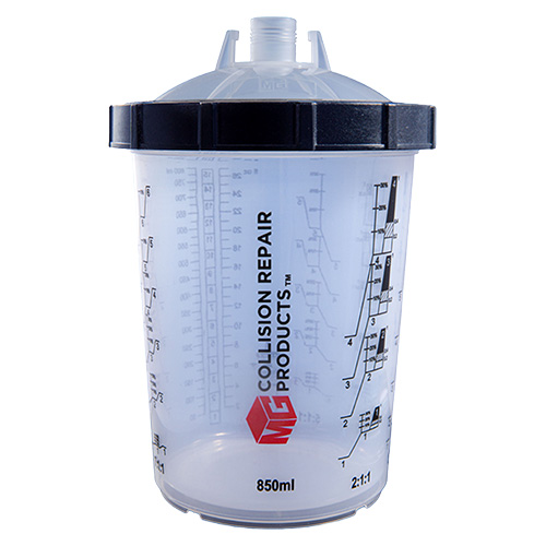 MGD-2500 High-Capacity Paint Cup System Kit — 850mL / 125 Micron (50-Pack)