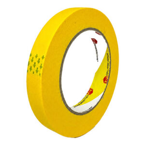 MGD-6052 Yellow Automotive Refinishing Masking Tape — 3/4″ x 60 yd (Case of 48)