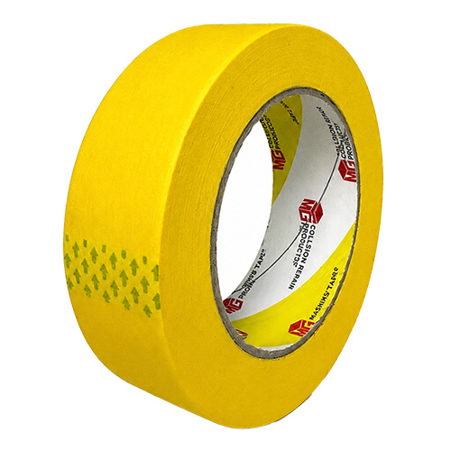 MGD-6054 Yellow Automotive Refinishing Masking Tape — 1-1/2″ x 60 yd (Case of 24)